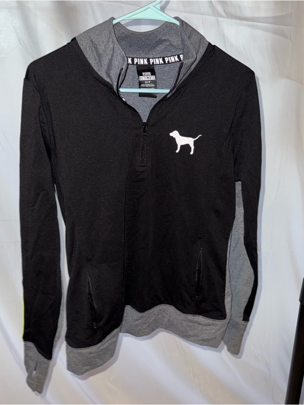 Women’s Victoria’s Secret PINK Ultimate 1/4 Zip Sweatshirt Small